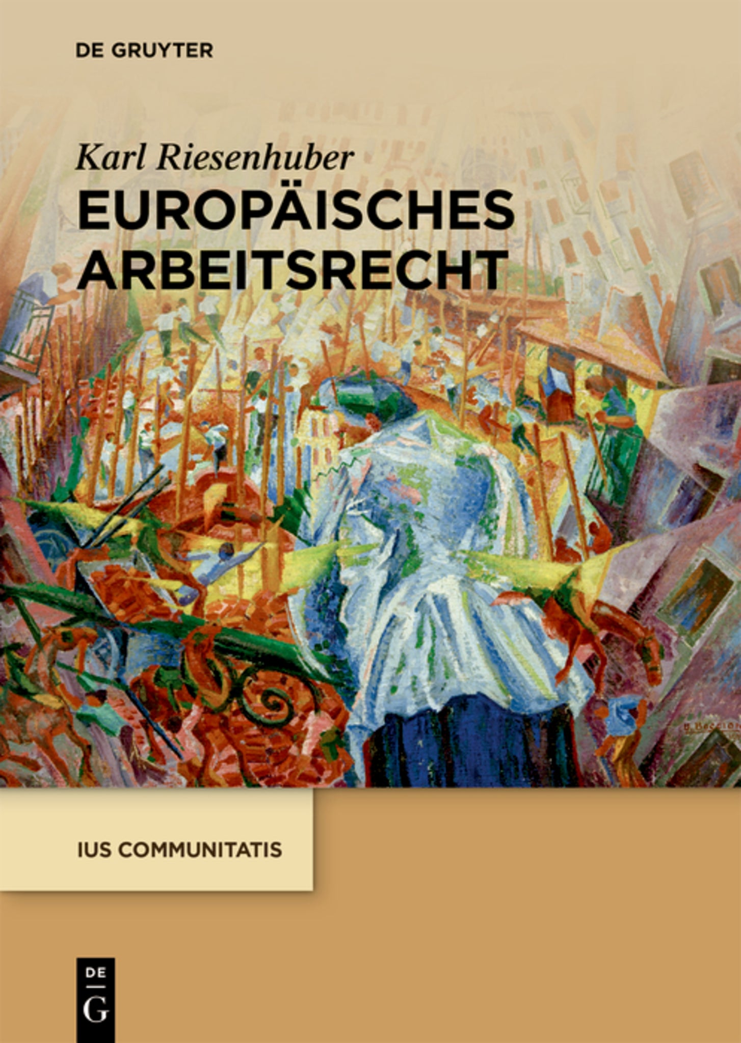 Cover image for Europäisches Arbeitsrecht ISBN 9783110737189
